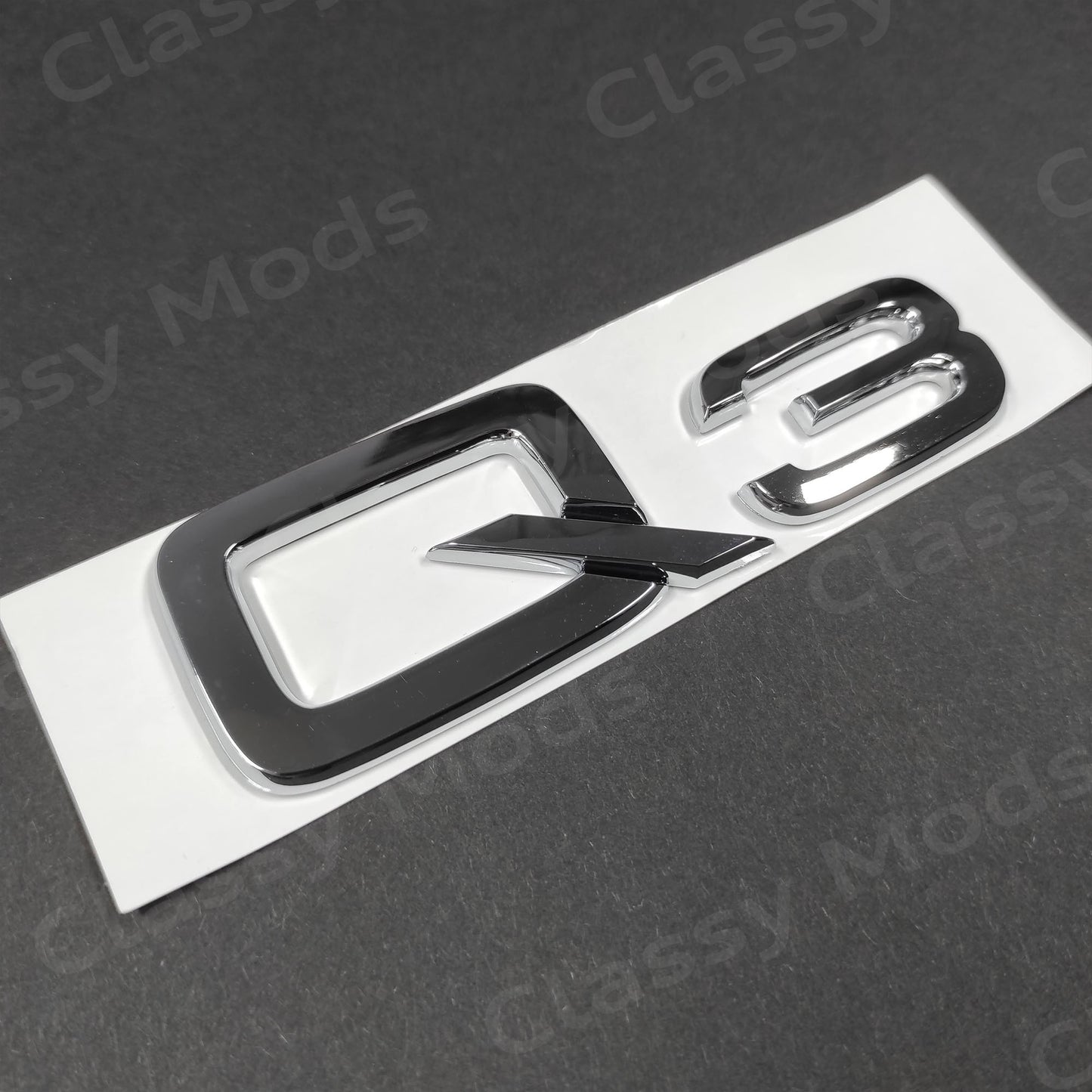 Audi Q3 Chrome Rear Emblem Badge