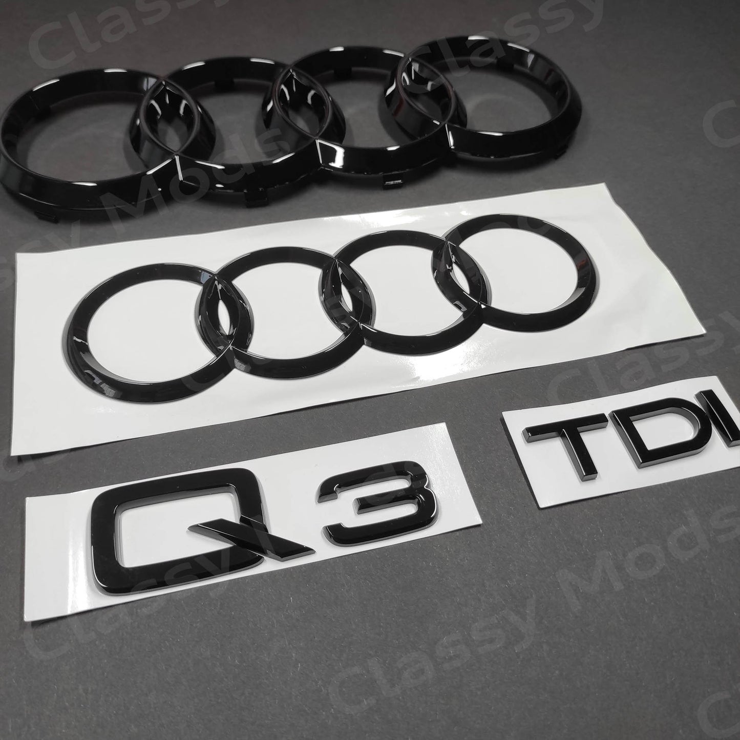 Audi Q3 TDI Gloss Black Set 2015-2023