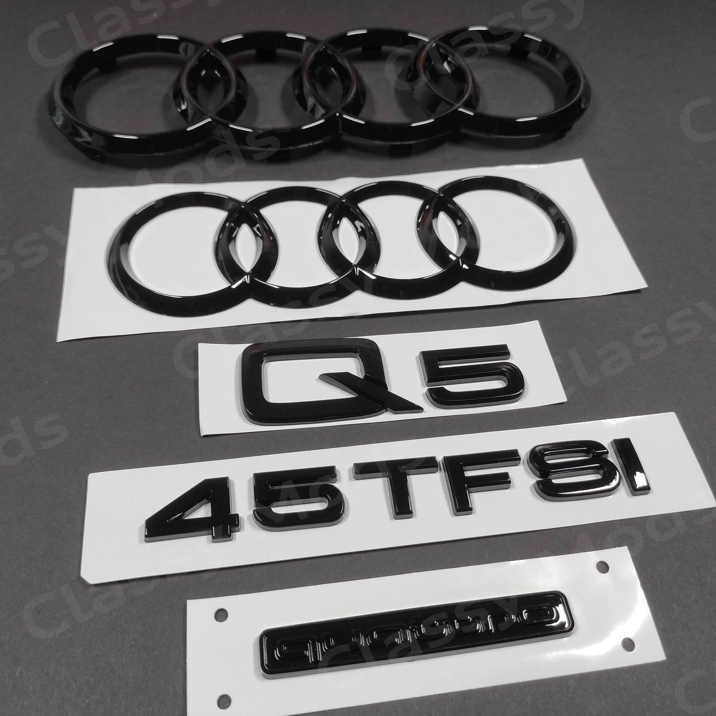 Audi Q5 45TFSI Quattro Gloss Black Set 2018-2020