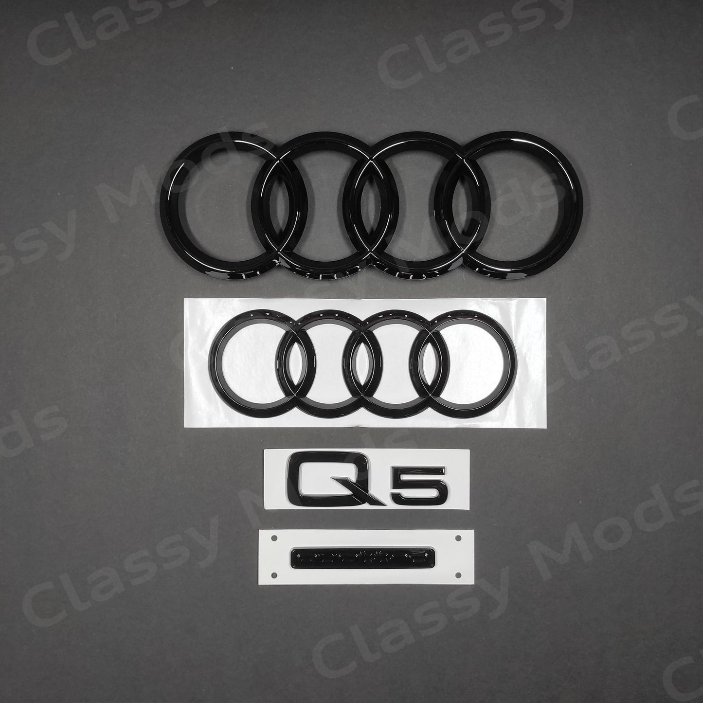 Audi Q5 Quattro Gloss Black Set 2013-2020