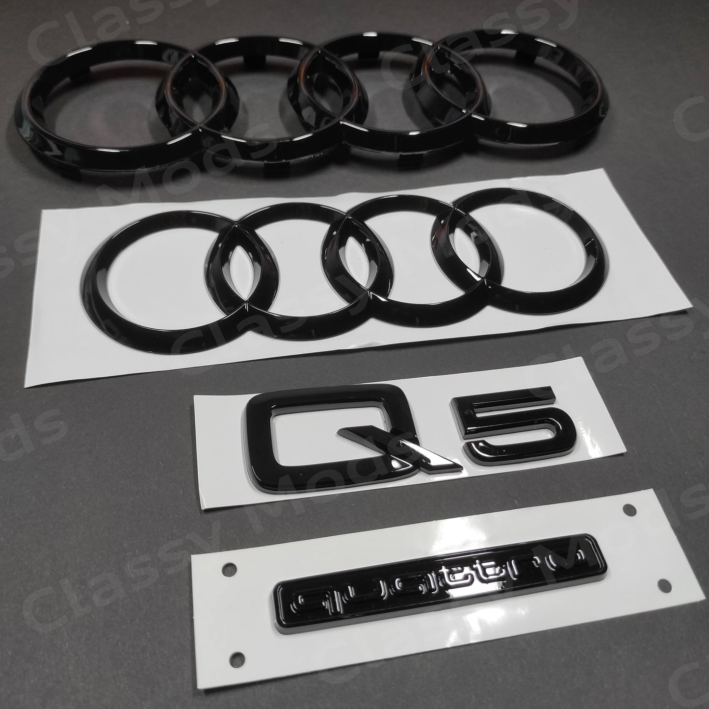 Audi Q5 Quattro Gloss Black Set 2013-2020