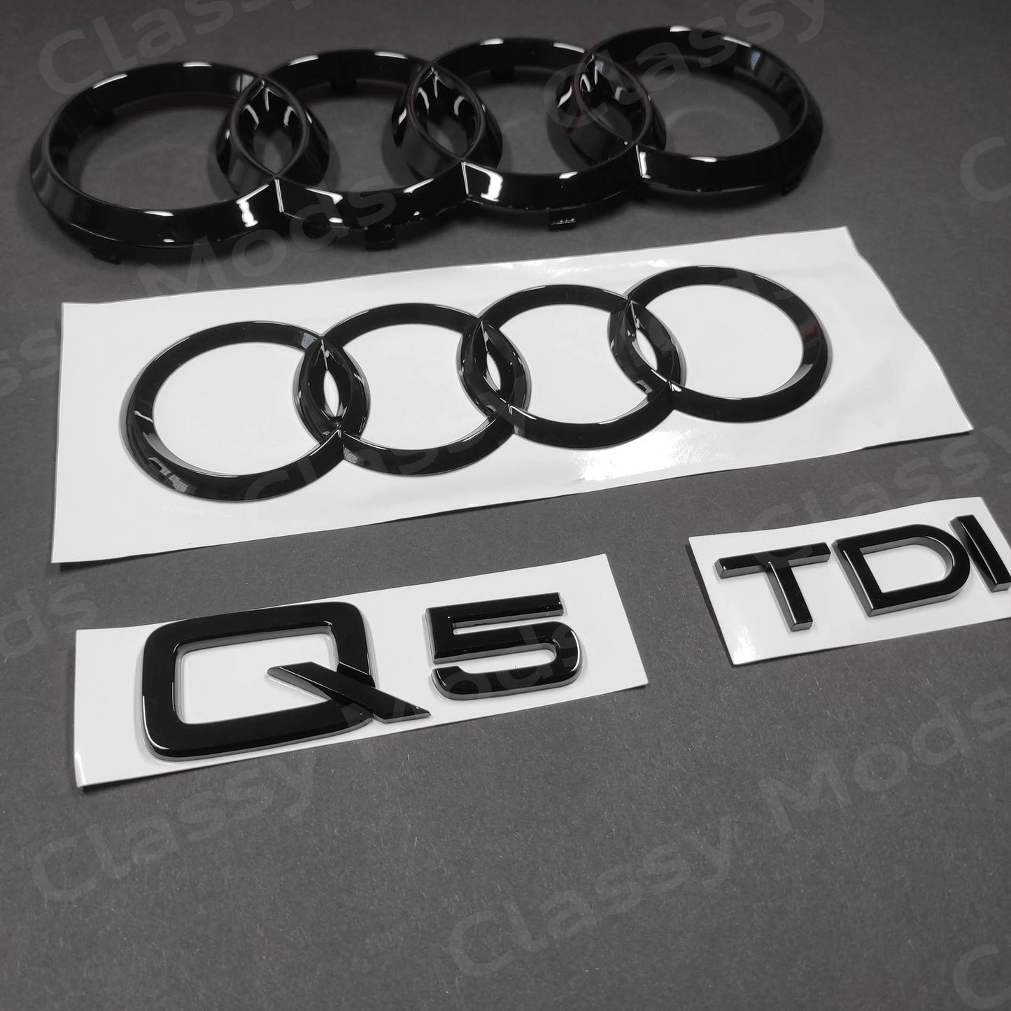Audi Q5 TDI Gloss Black Set 2013-2020