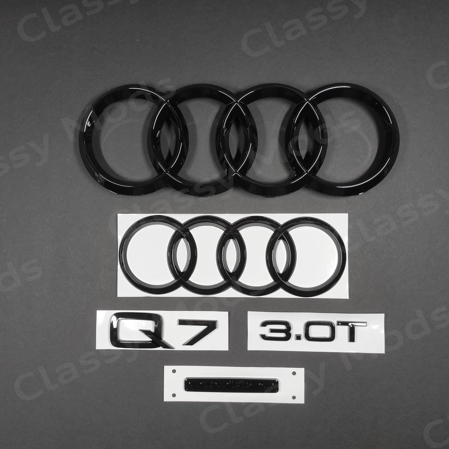 Audi Q7 3.0T Quattro 4M Gloss Black Set 2016-2023