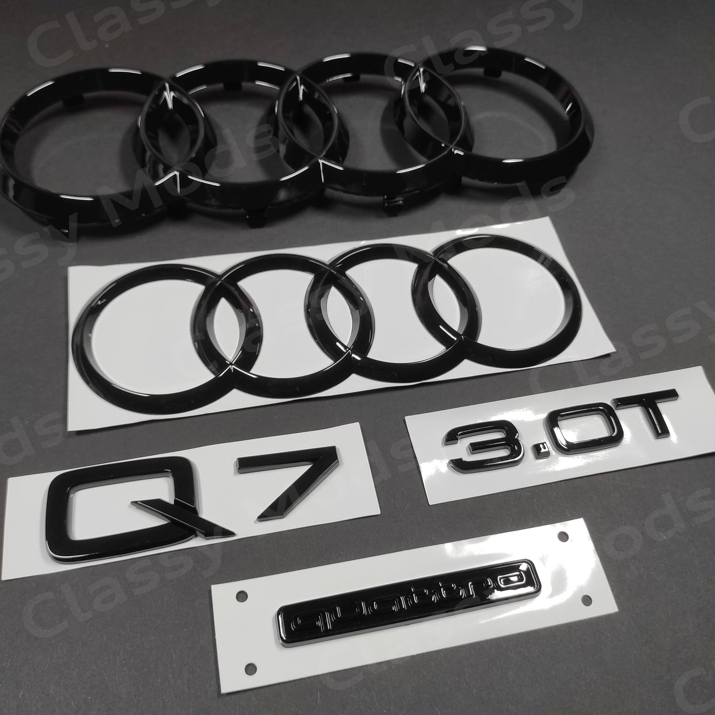 Audi Q7 3.0T Quattro 4M Gloss Black Set 2016-2023