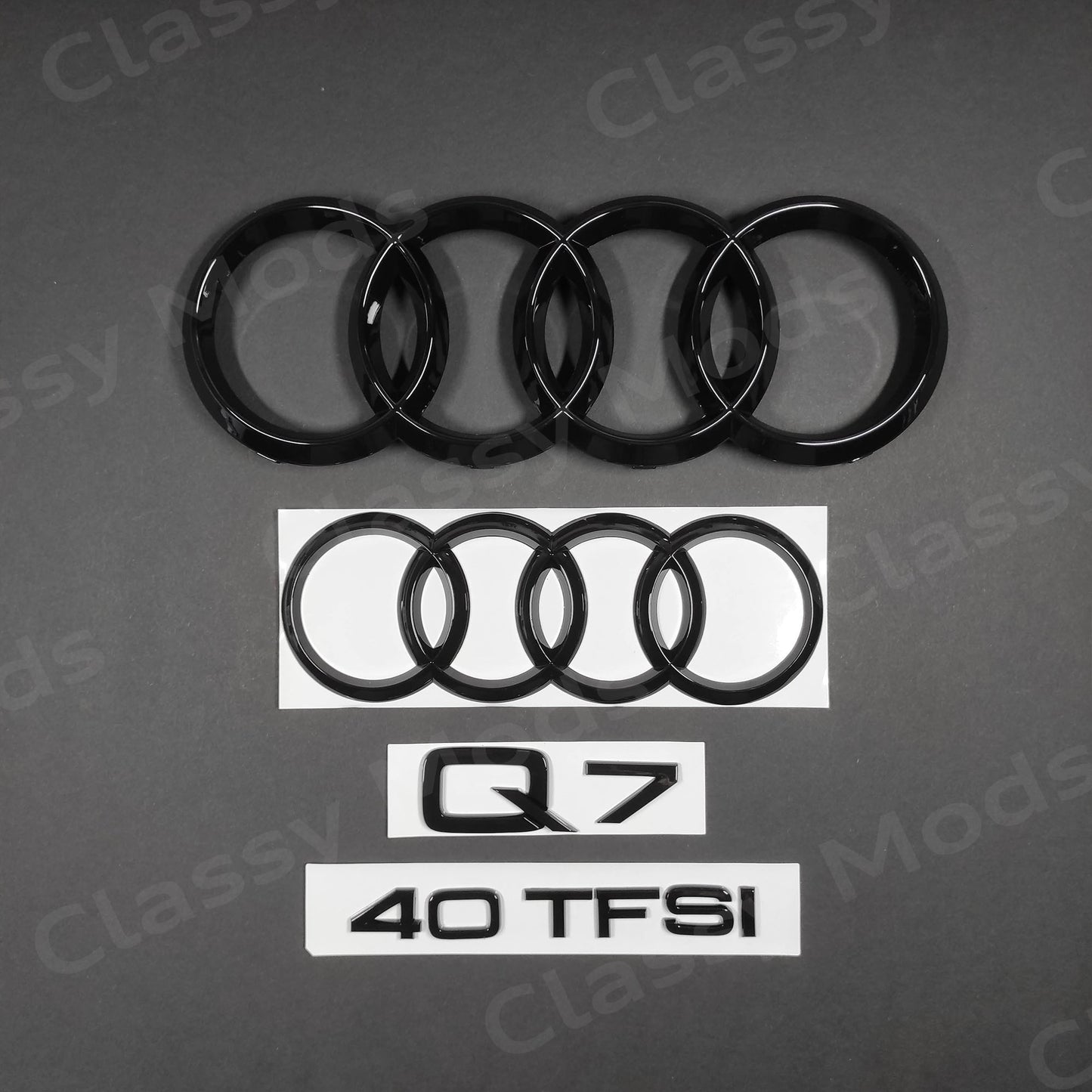 Audi Q7 40TFSI Quattro 4M Gloss Black Set 2016-2023