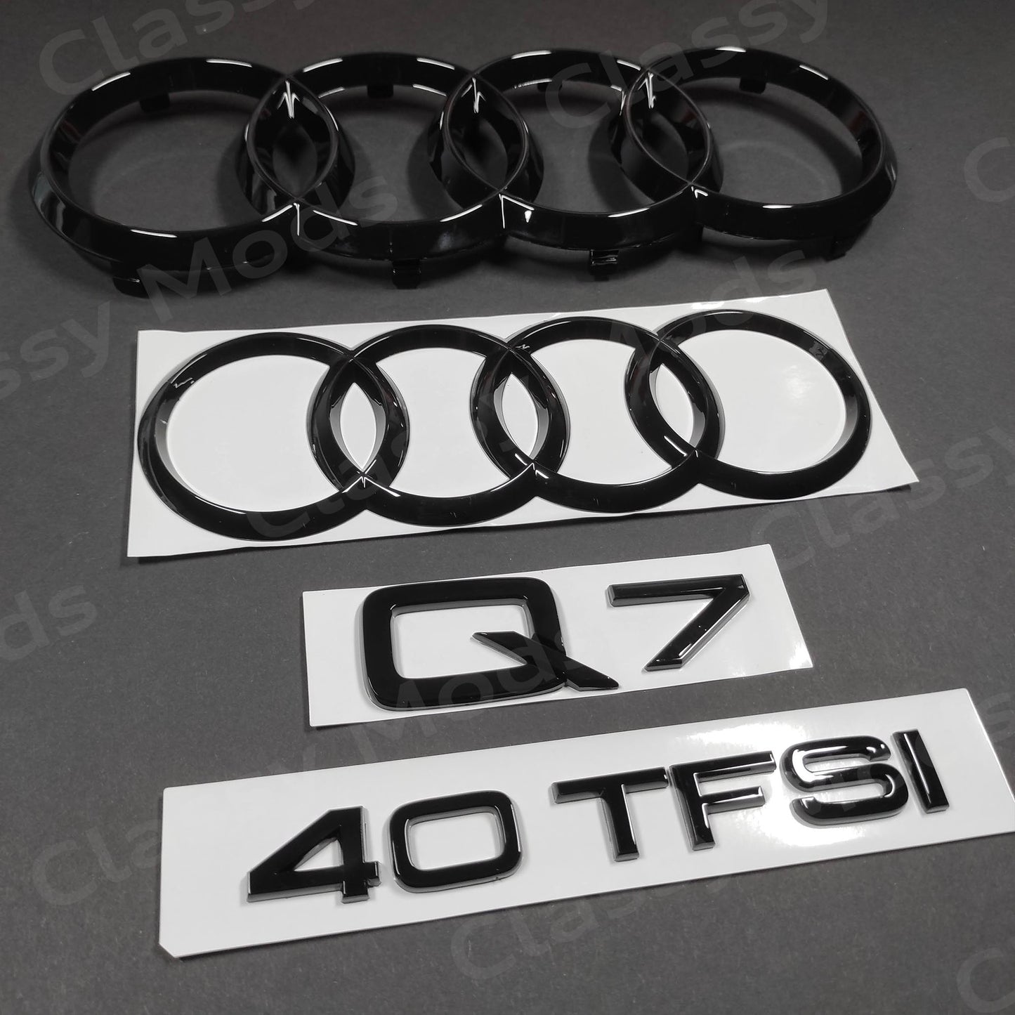 Audi Q7 40TFSI Quattro 4M Gloss Black Set 2016-2023