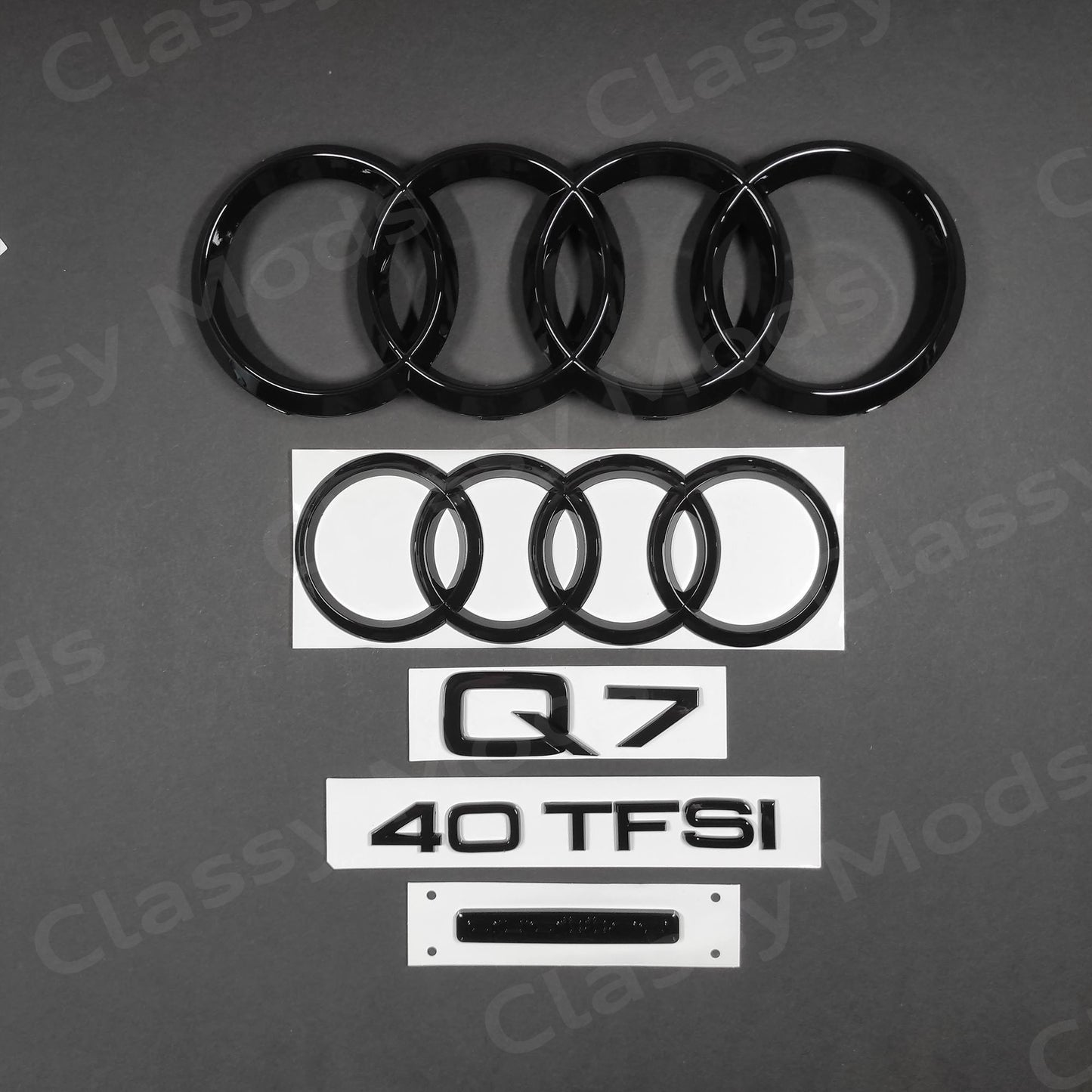 Audi Q7 40TFSI Quattro 4M Gloss Black Set 2016-2023