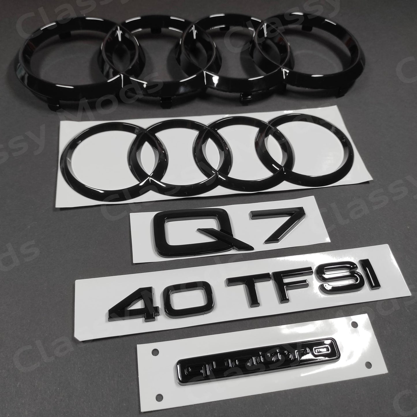 Audi Q7 40TFSI Quattro 4M Gloss Black Set 2016-2023
