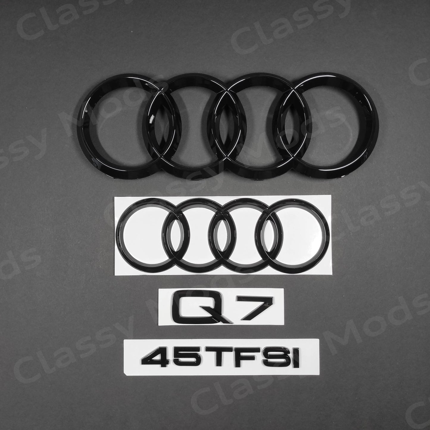 Audi Q7 45TFSI Quattro 4M Gloss Black Set 2016-2023