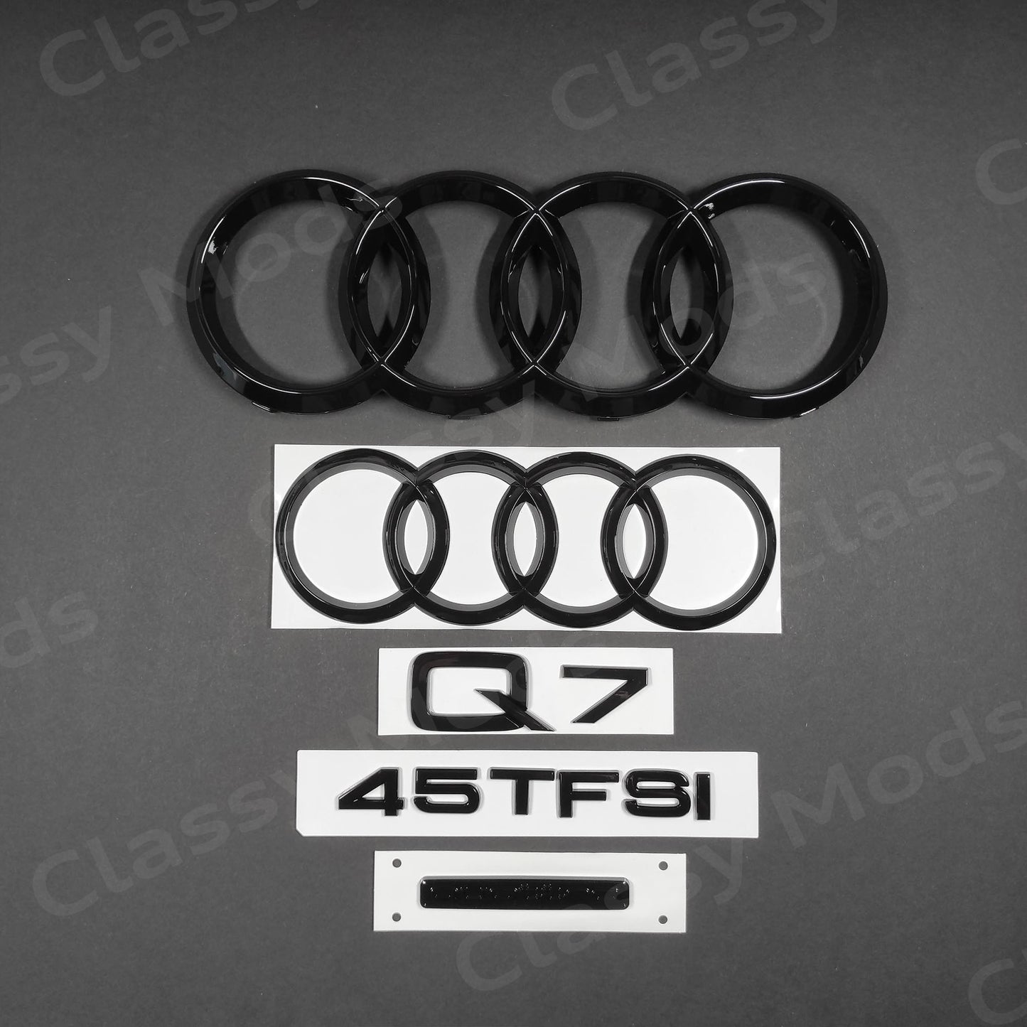 Audi Q7 45TFSI Quattro 4M Gloss Black Set 2016-2023