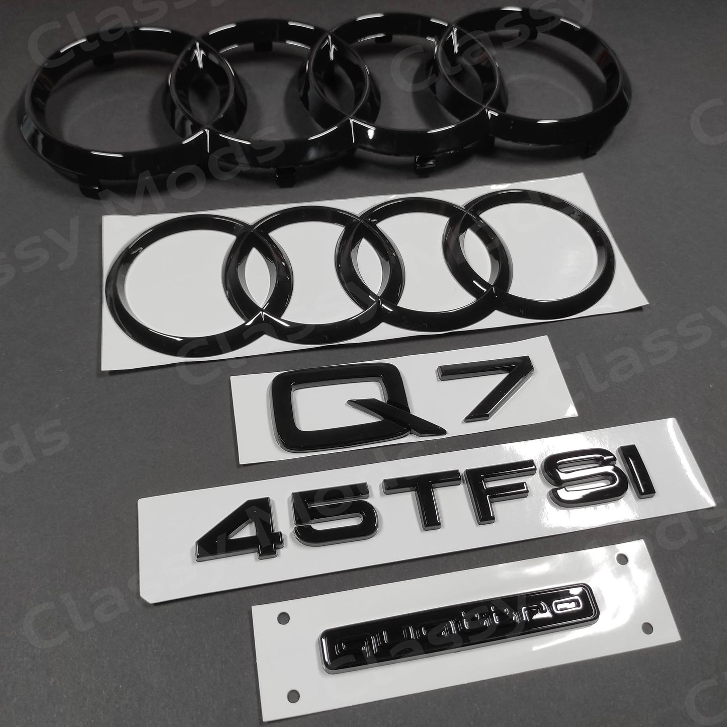 Audi Q7 45TFSI Quattro 4M Gloss Black Set 2016-2023
