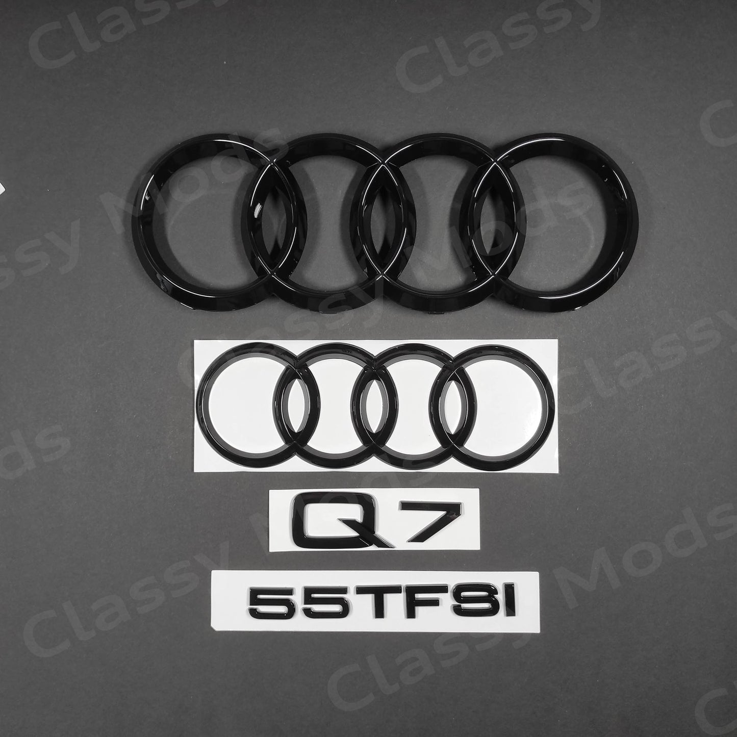 Audi Q7 55TFSI Quattro 4M Gloss Black Set 2016-2023
