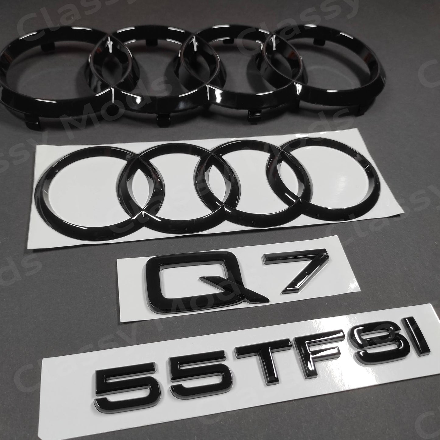 Audi Q7 55TFSI Quattro 4M Gloss Black Set 2016-2023