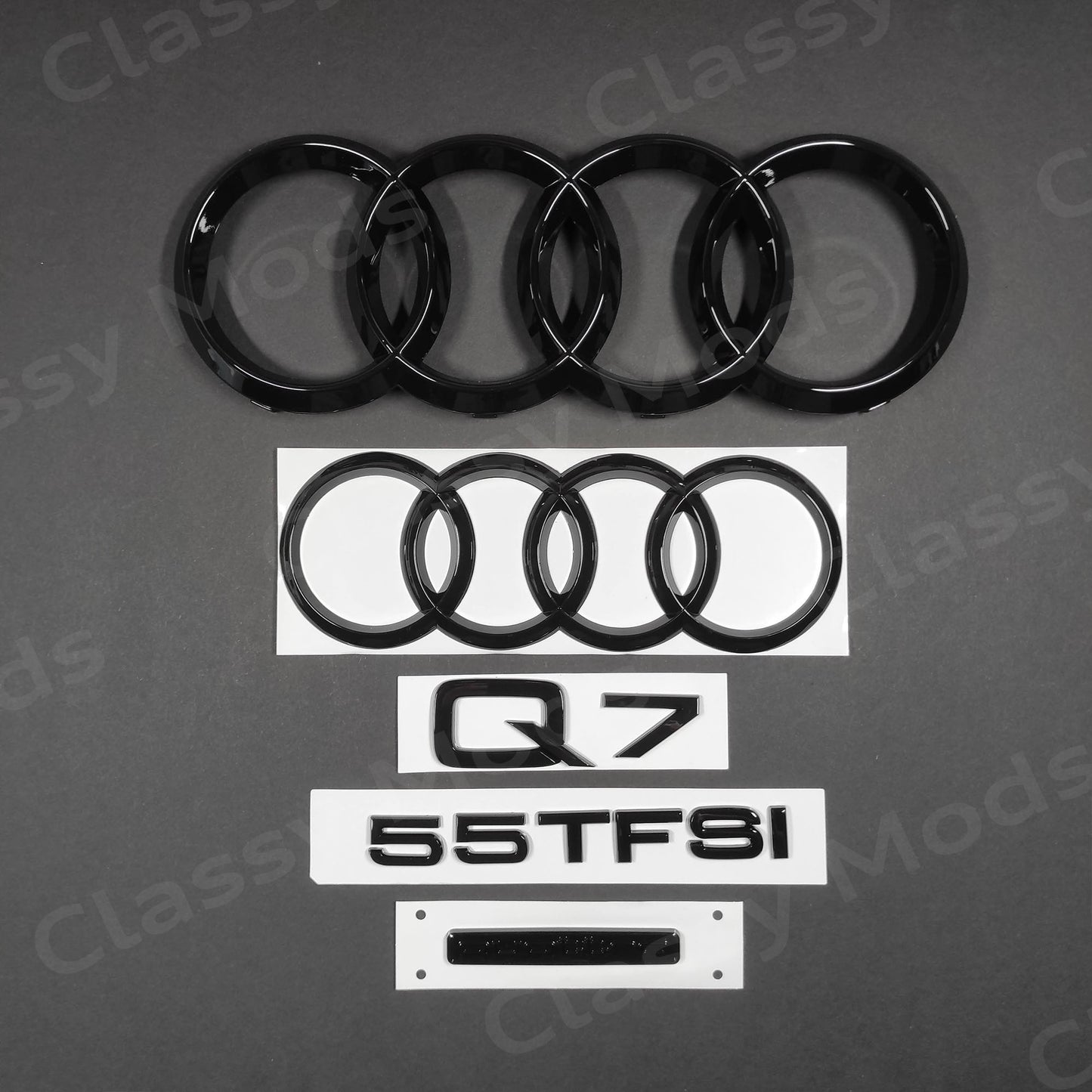 Audi Q7 55TFSI Quattro 4M Gloss Black Set 2016-2023