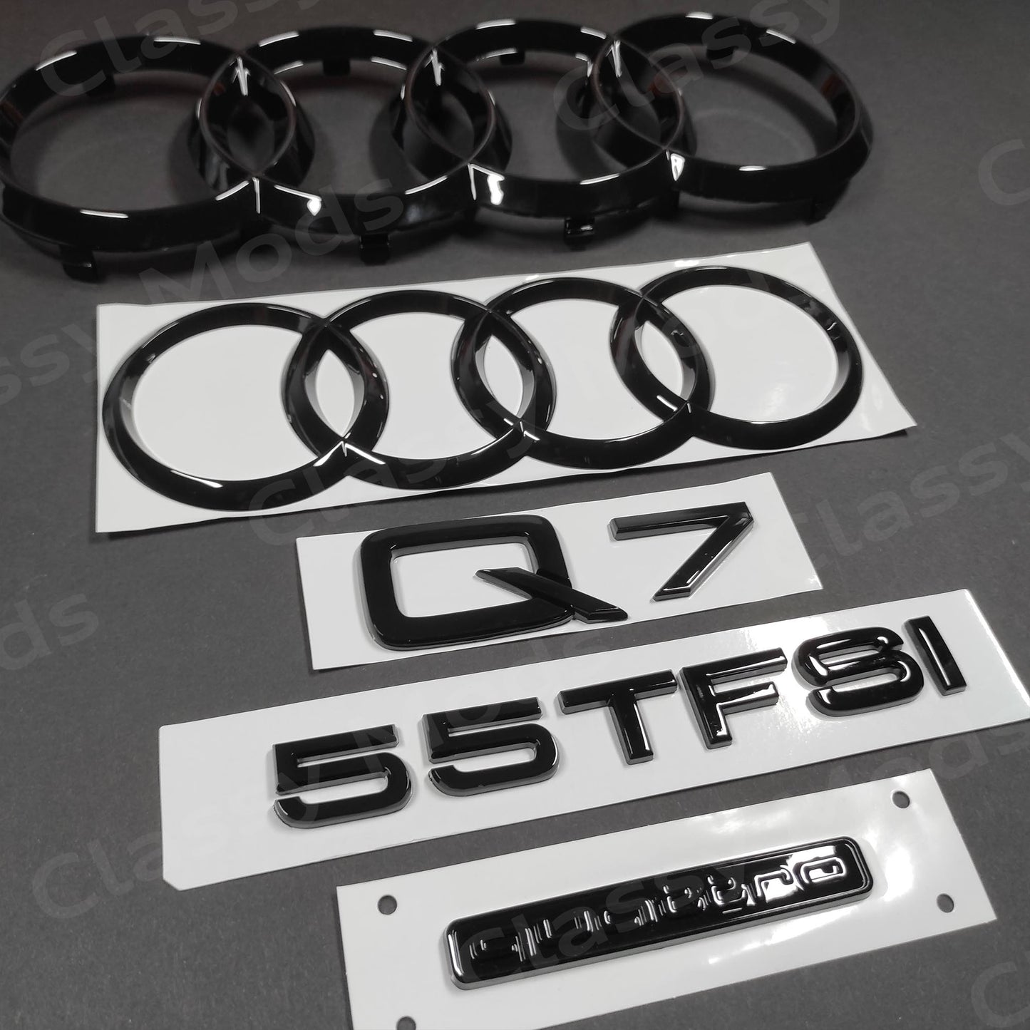 Audi Q7 55TFSI Quattro 4M Gloss Black Set 2016-2023