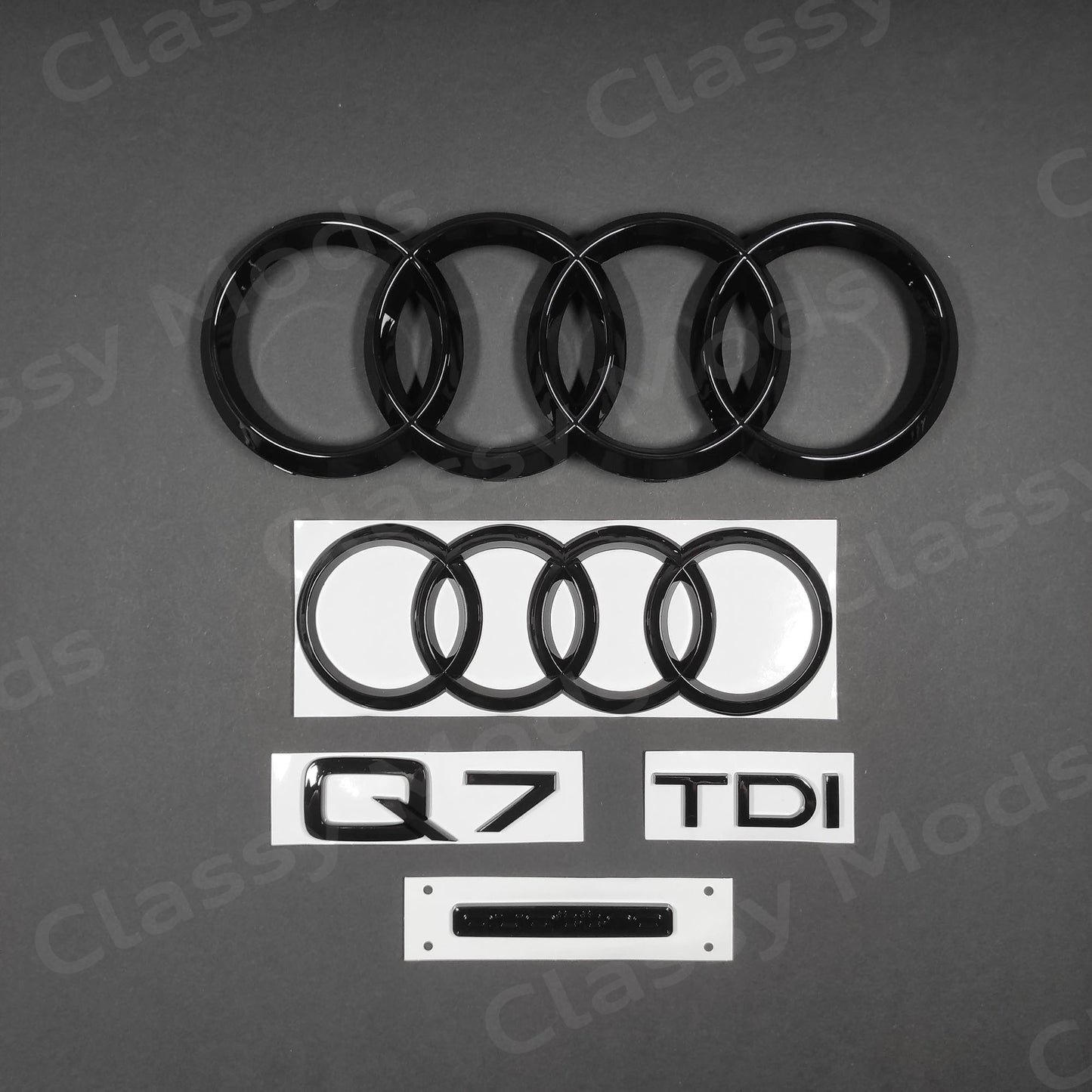 Audi Q7 TDI Quattro 4M Gloss Black Set 2016-2023