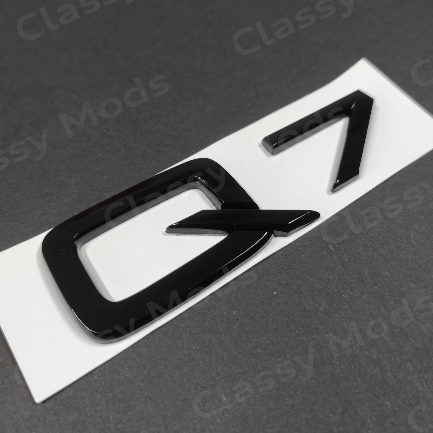 Audi Q7 Gloss Black Rear Emblem Badge