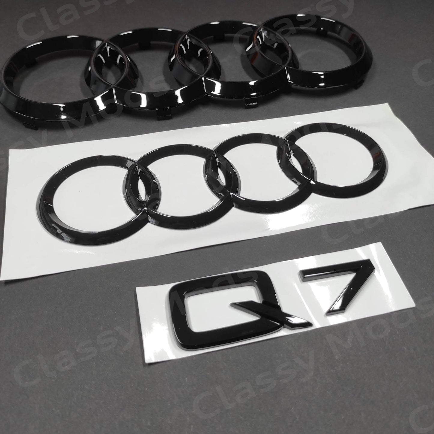 Audi Q7 Gloss Black Set 2010-2015