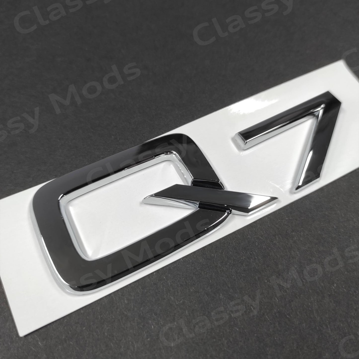 Audi Q7 Chrome Rear Emblem Badge