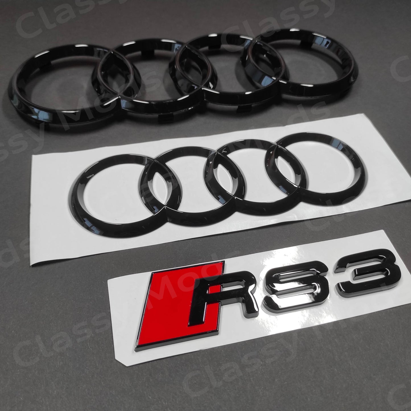 Audi RS3 8V Gloss Black Set 2016-2020