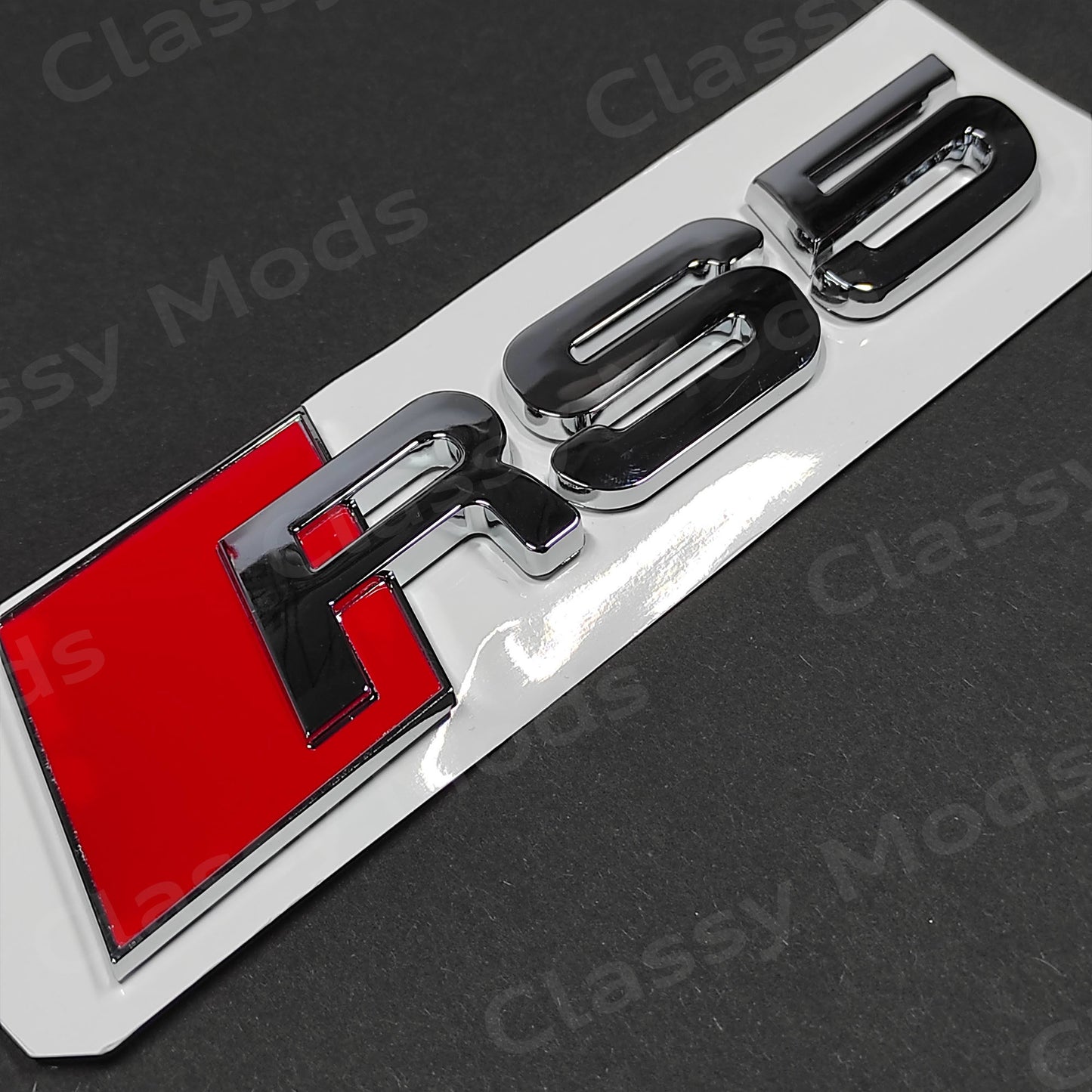 Audi RS5 Chrome Rear Emblem Badge