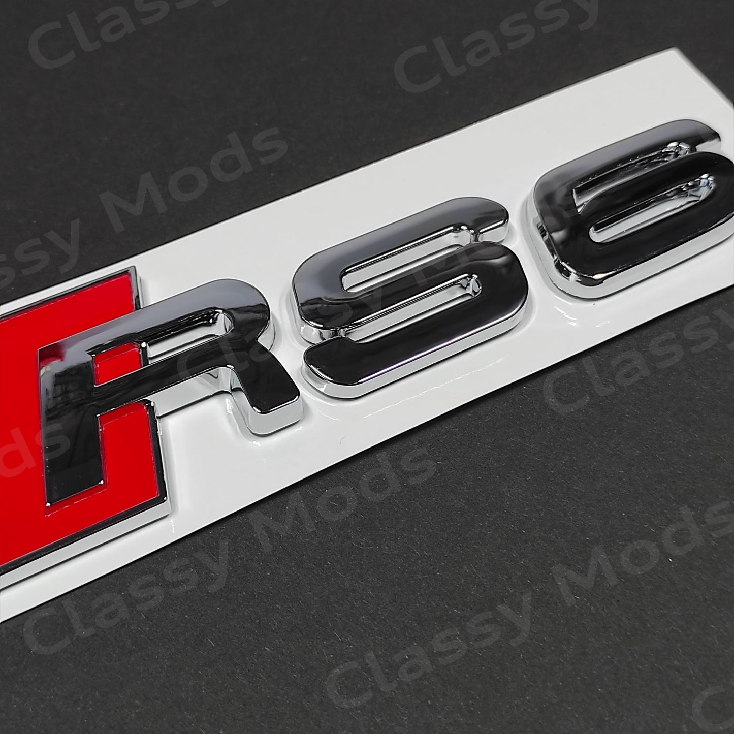 Audi RS6 Chrome Rear Emblem Badge