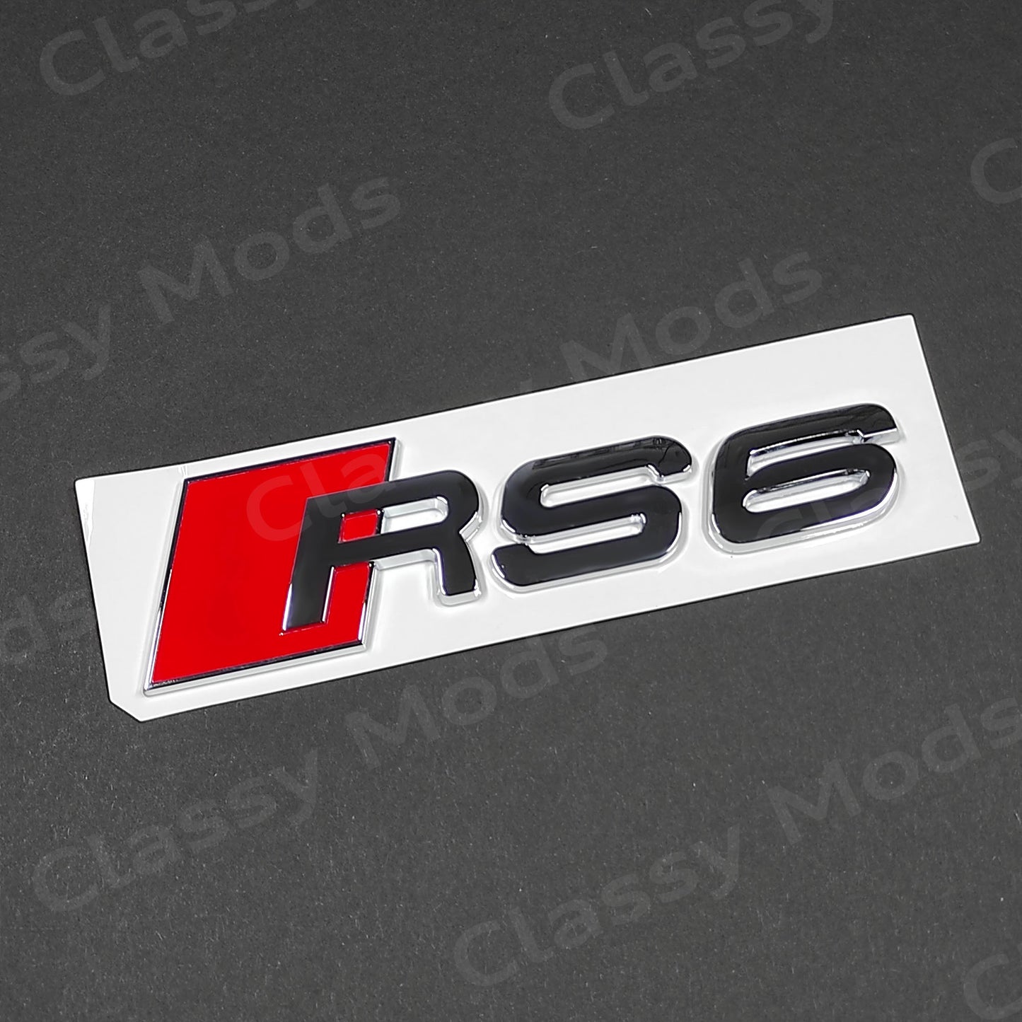 Audi RS6 Chrome Rear Emblem Badge