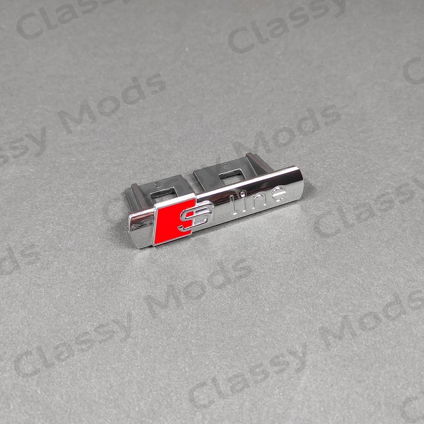 S-Line Front Grill Chrome Emblem Badge