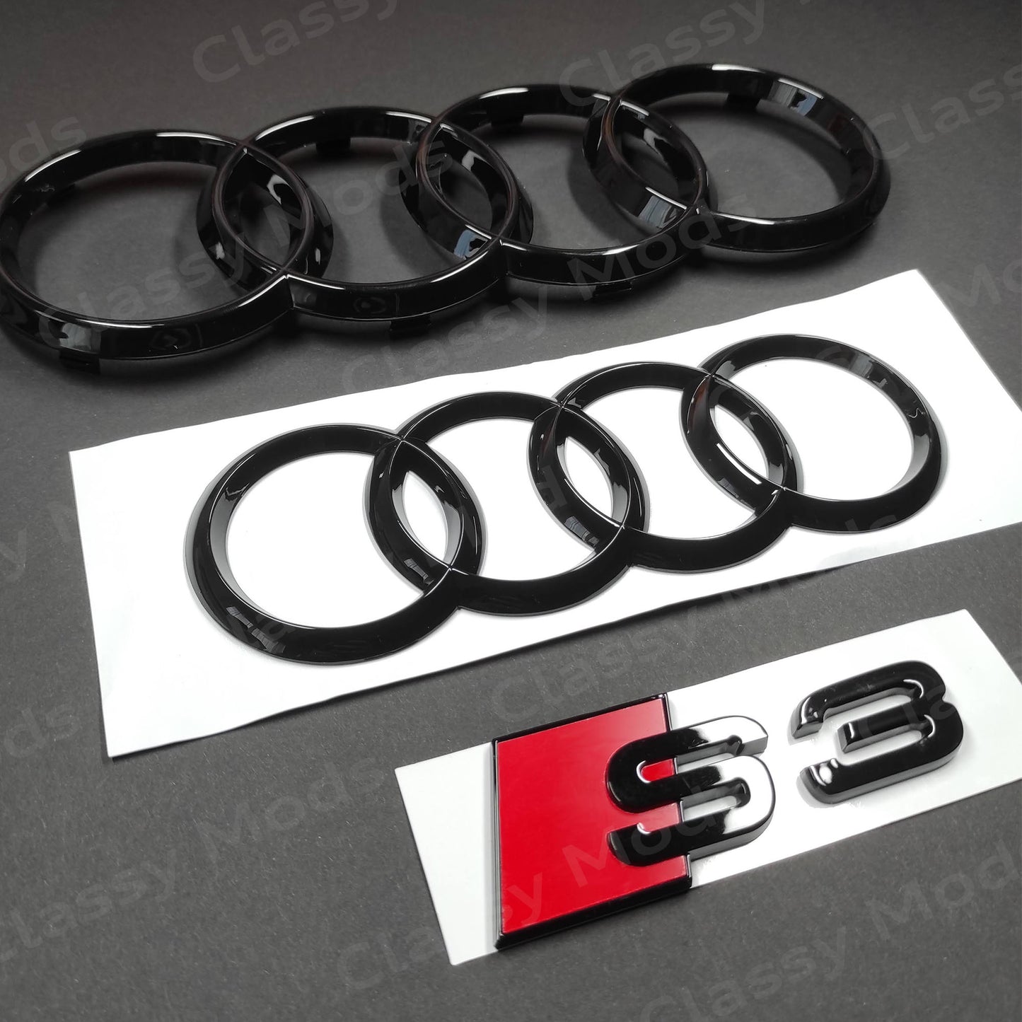 Audi S3 Gloss Black Set 2012-2020