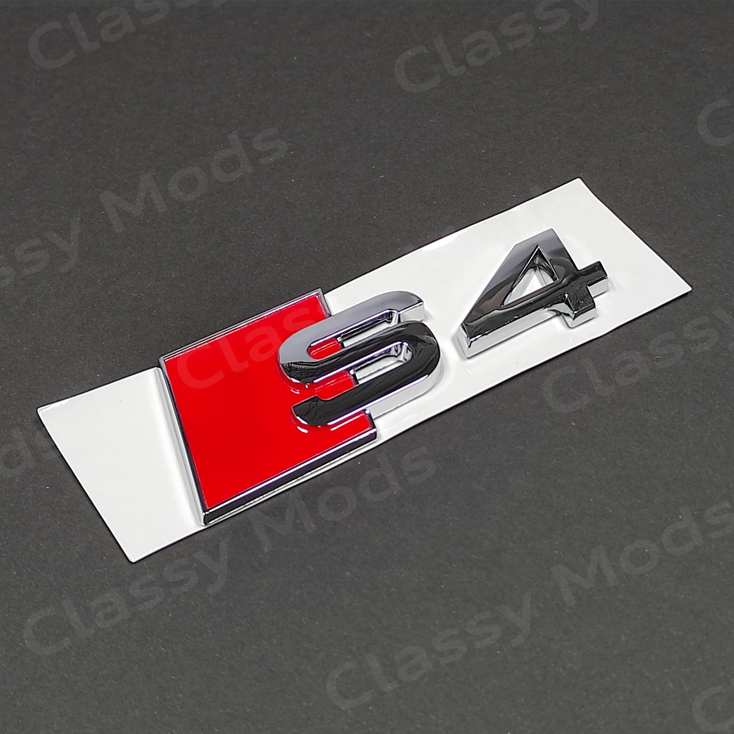 Audi S4 Rear Emblem Badge Chrome