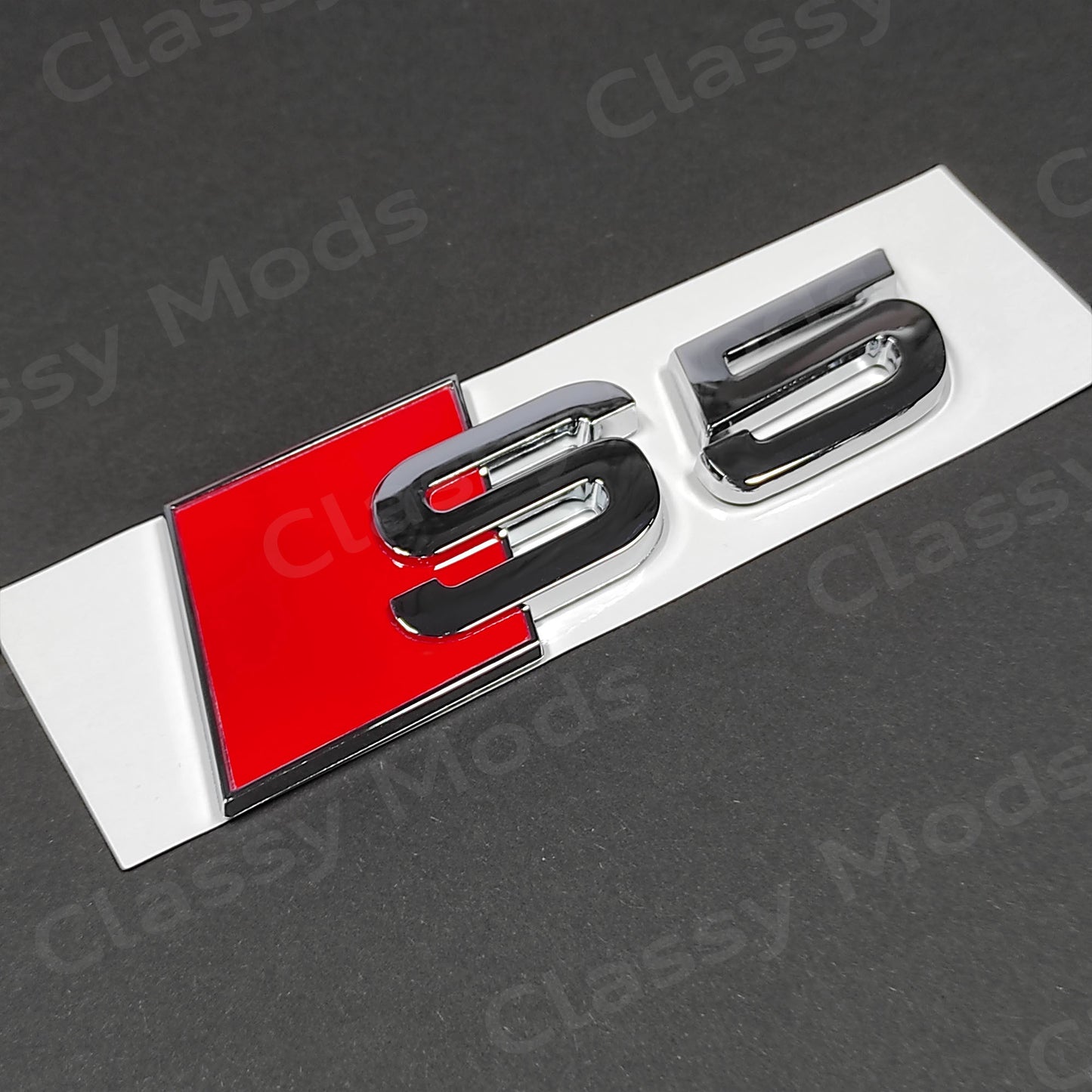 Audi S5 Rear Emblem Badge Chrome