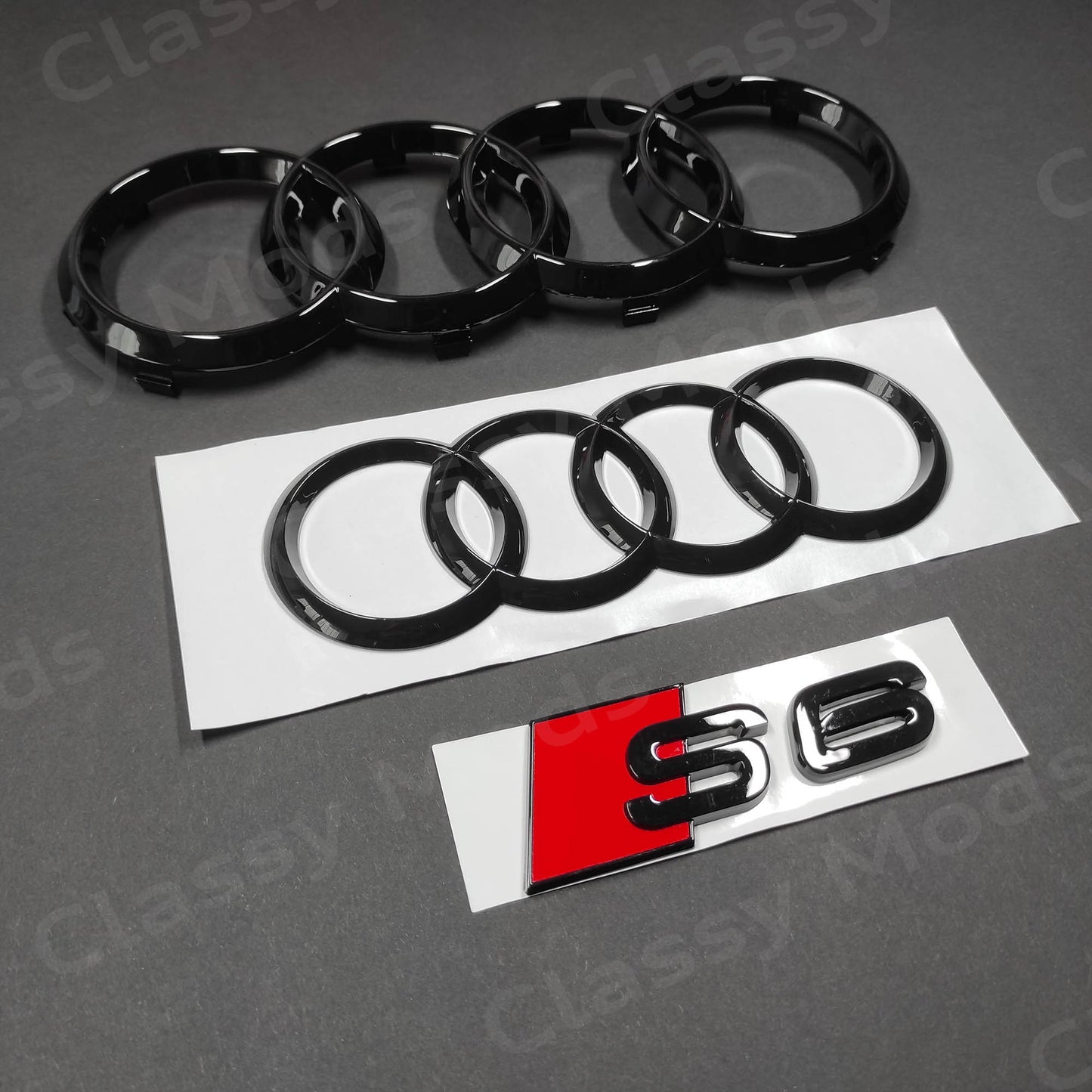 Audi S6 Gloss Black Set 2012-2018