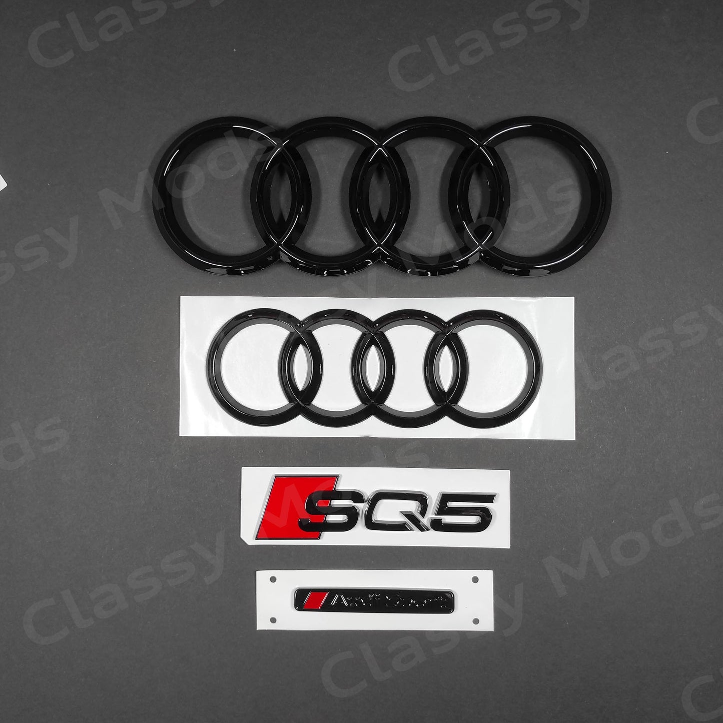 Audi SQ5 Gloss Black Set 2014-2020