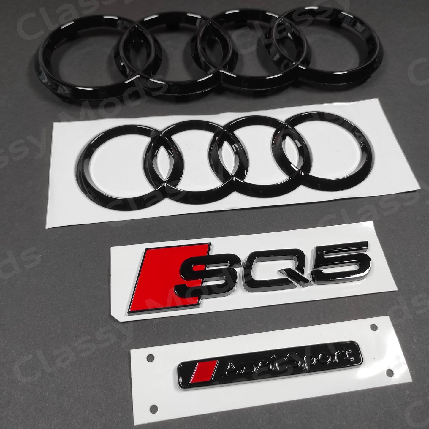 Audi SQ5 Gloss Black Set 2014-2020