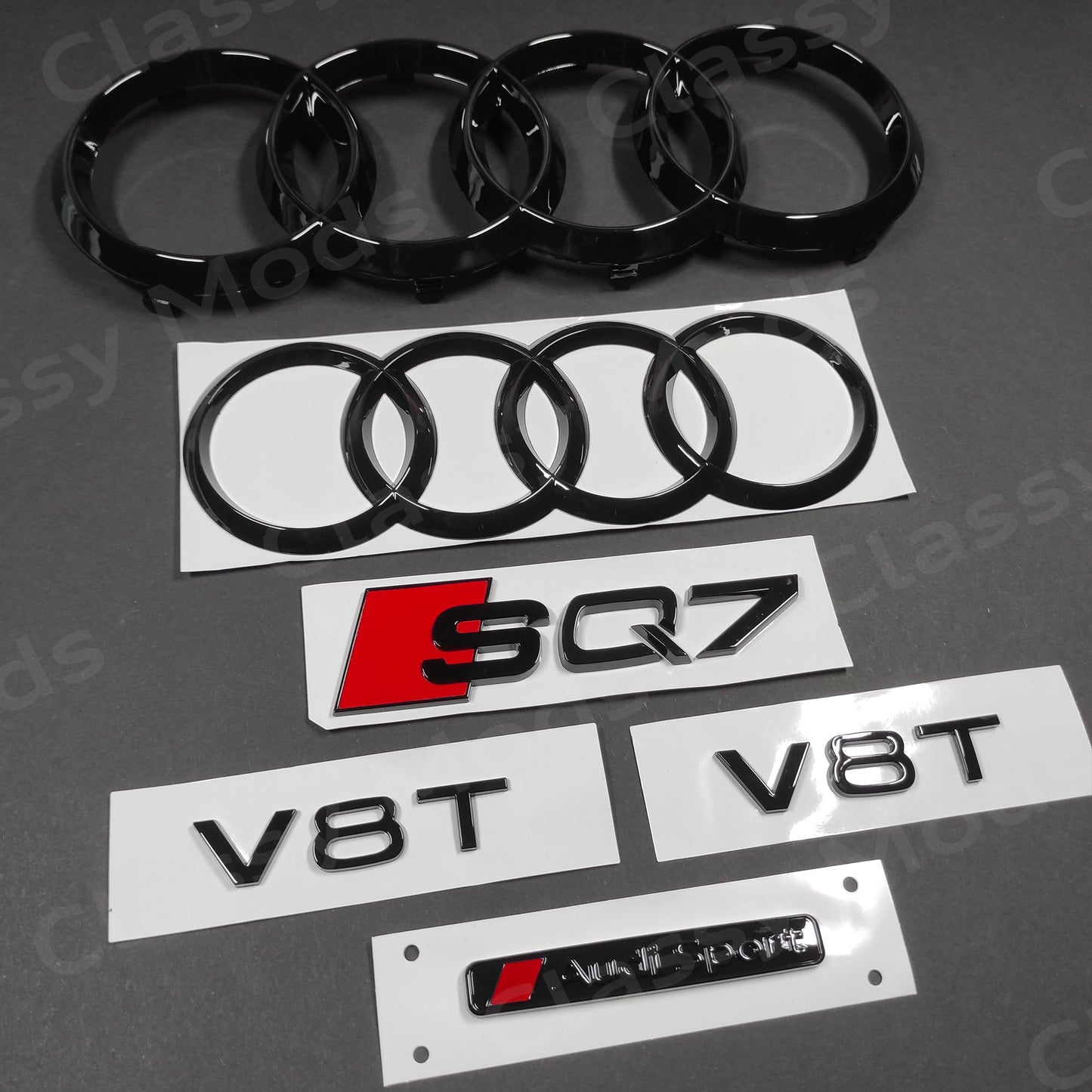 Audi SQ7 V8T Audi Sport 4M Gloss Black Set 2016-2023