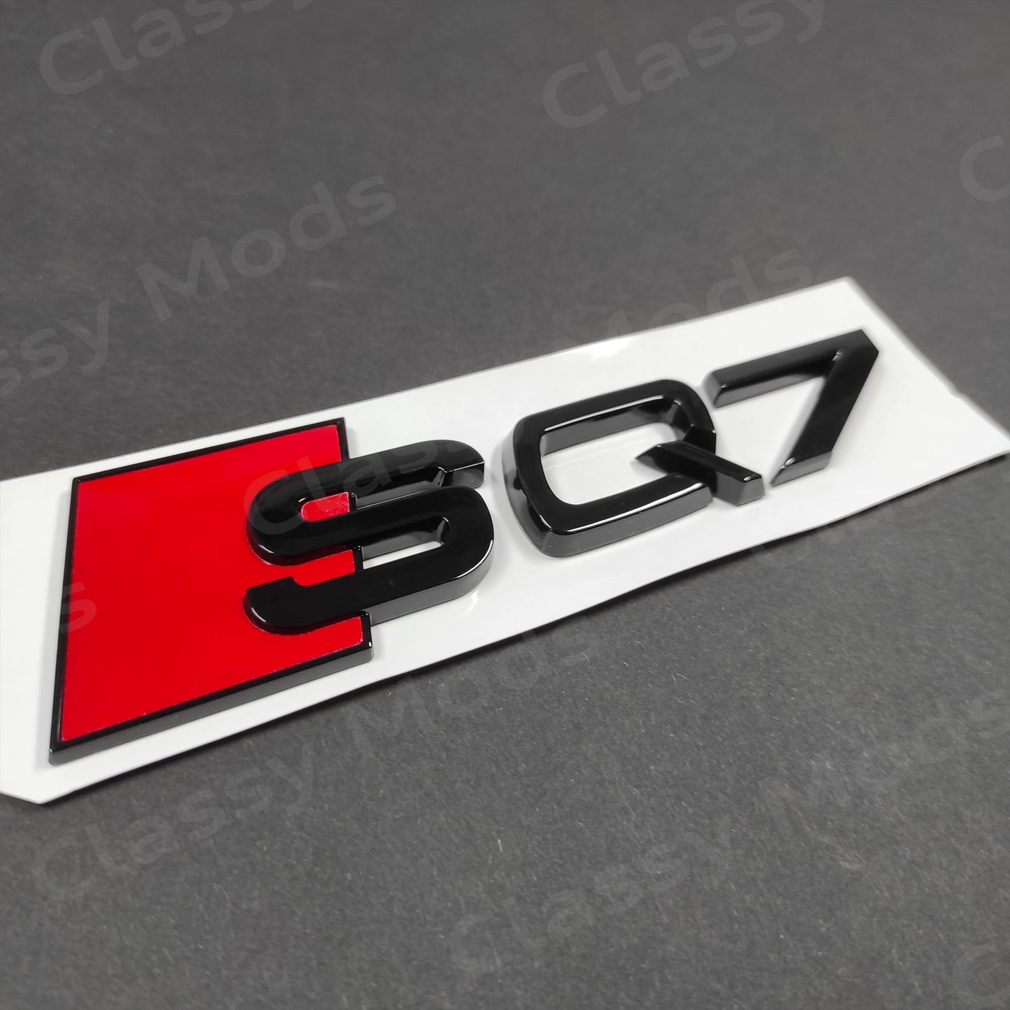 Audi SQ7 Gloss Black Rear Emblem Badge
