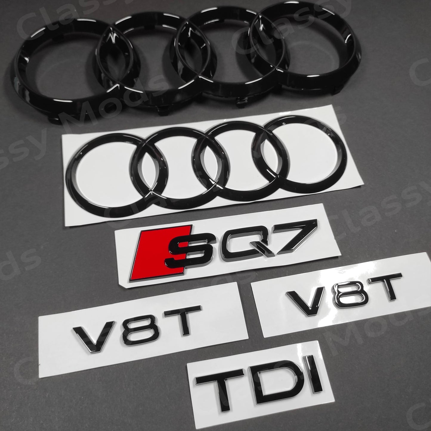 Audi SQ7 V8T TDI 4M Gloss Black Set 2016-2023