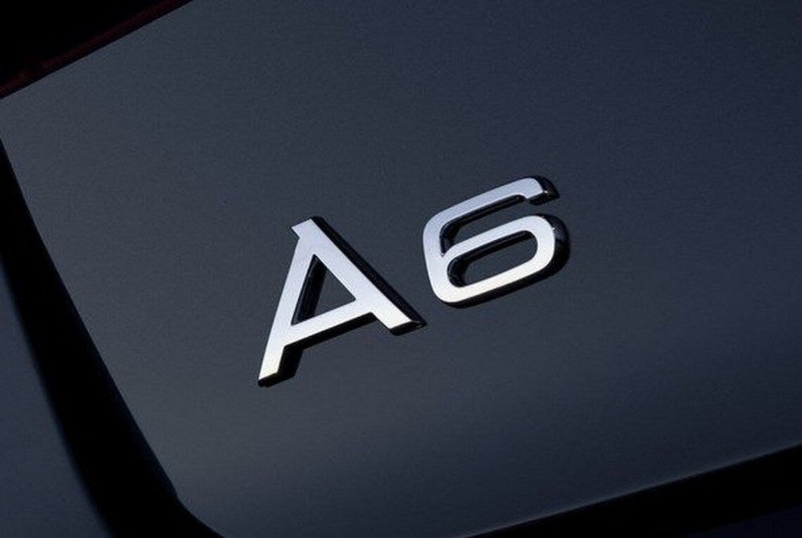 Audi A6 Rear Emblem Badge Chrome