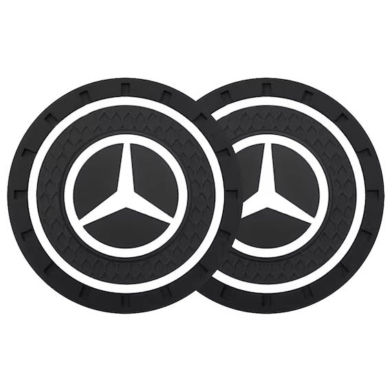 Mercedes-Benz Cup Coasters Silicone Anti-Slip Pads