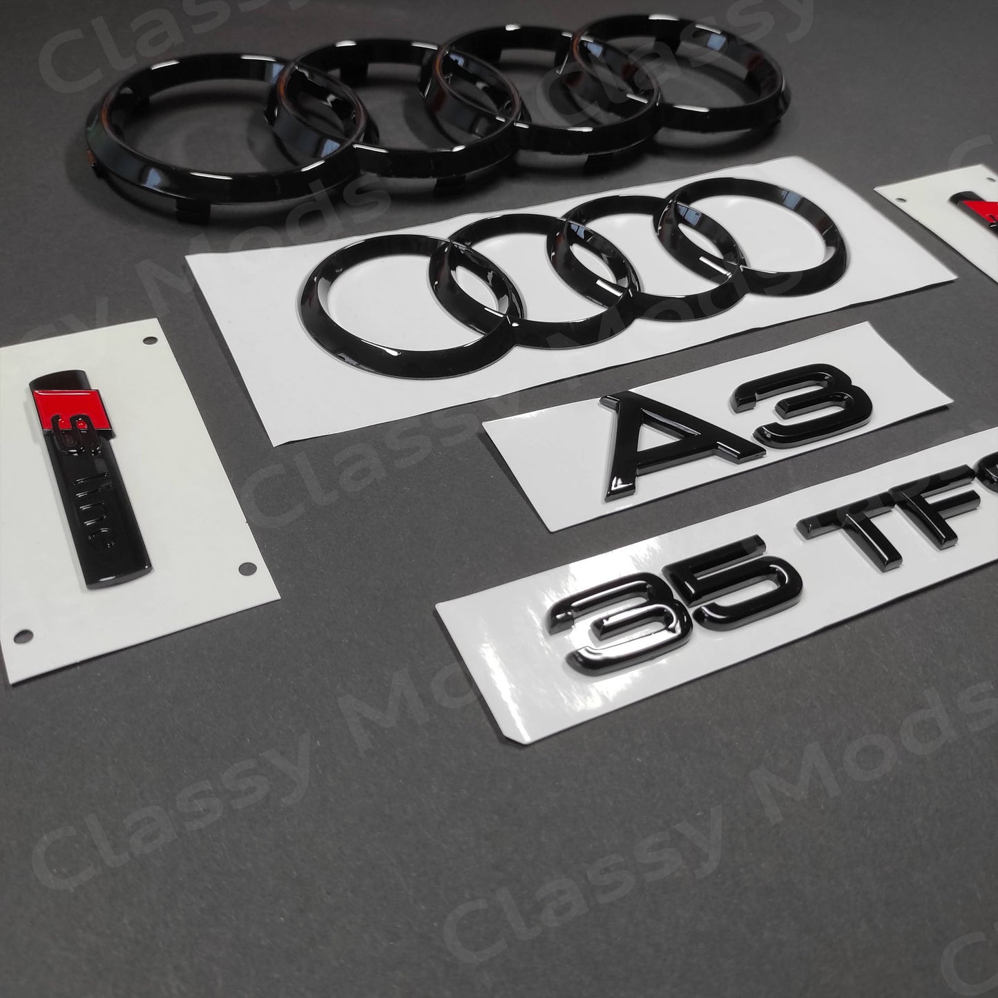 Audi A3 8V 35TFSI S-Line Gloss Black Set 2016-2020