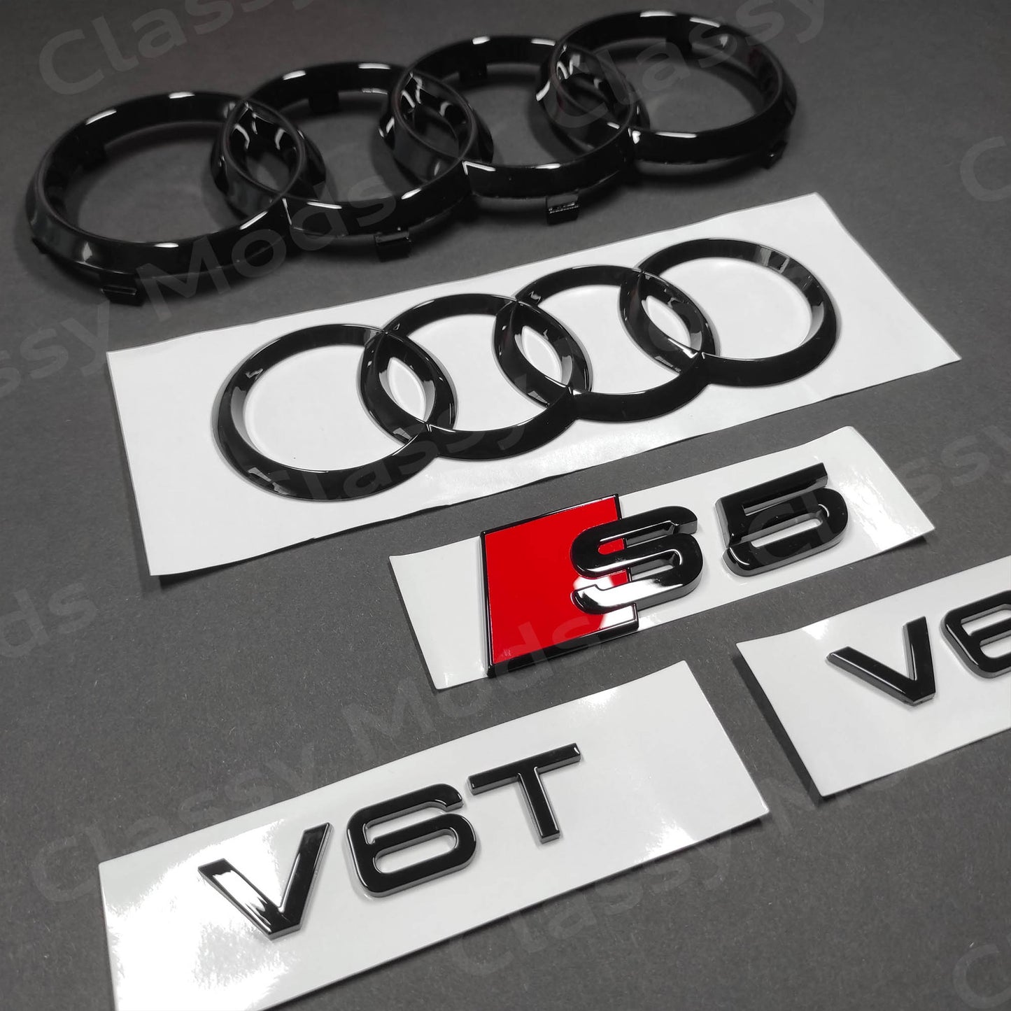 Audi S5 V6T COUPE Gloss Black Set 2008-2019