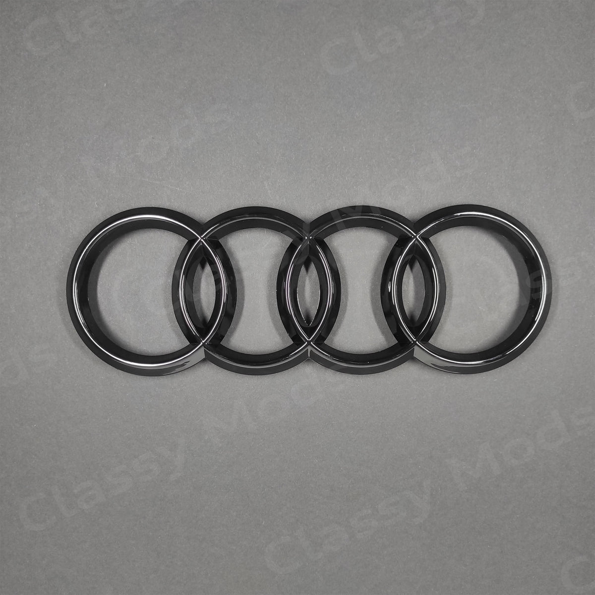 Small Audi Rings Audi Front Rings Gloss Black 273mm A1 A3 A4 S4 A5 S5 A6 – Classy Mods