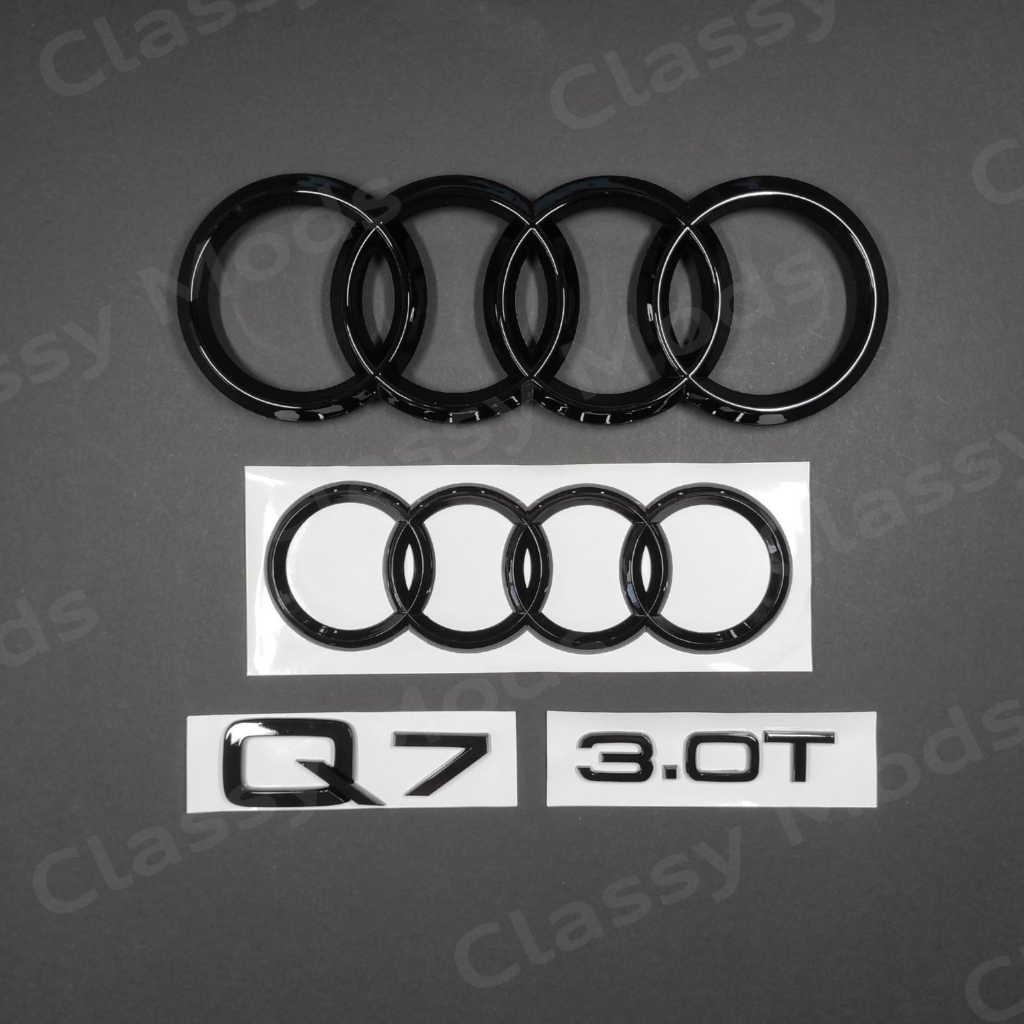 Audi Q7 3.0T Gloss Black Set 2010-2015