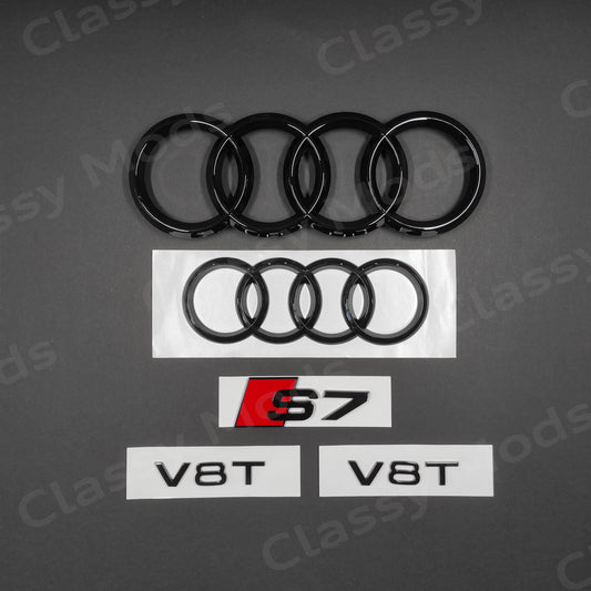 Audi S7 V8T Gloss Black Set 2012-2018