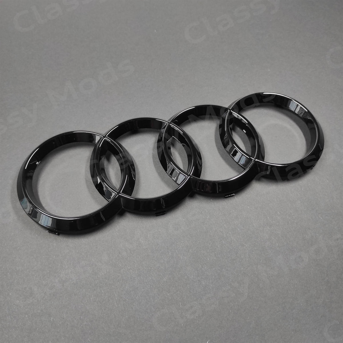 Audi Add Rings Audi Front Rings Gloss Black 285mm Q3 Q5 Q7 SQ5 A6 A7 – Classy Mods