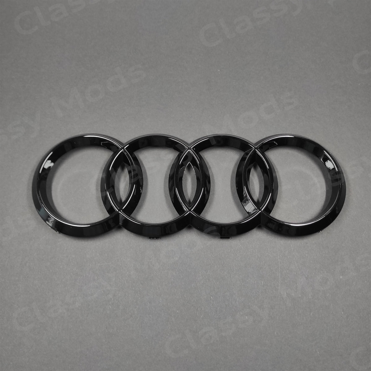 Audi Add Rings Audi Front Rings Gloss Black 285mm Q3 Q5 Q7 SQ5 A6 A7 – Classy Mods