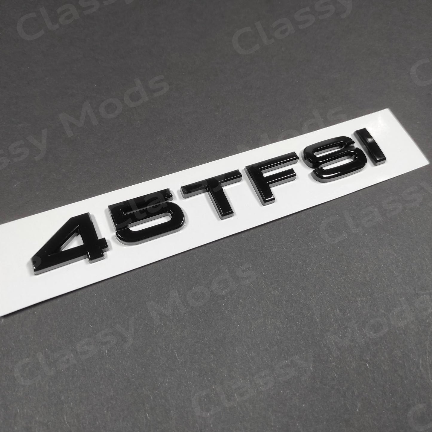 Audi 45TFSI Gloss Black Rear Emblem Badge