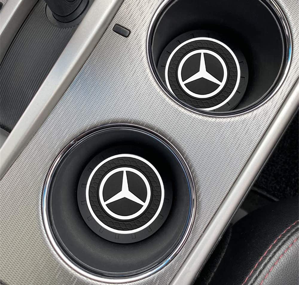 Mercedes-Benz Cup Coasters Silicone Anti-Slip Pads