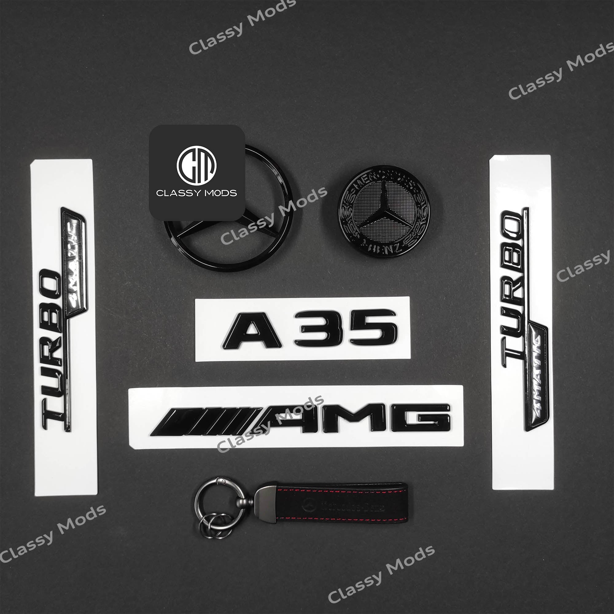 Mercedes-Benz A35 AMG Set Gloss Black W177 Hatch – Classy Mods