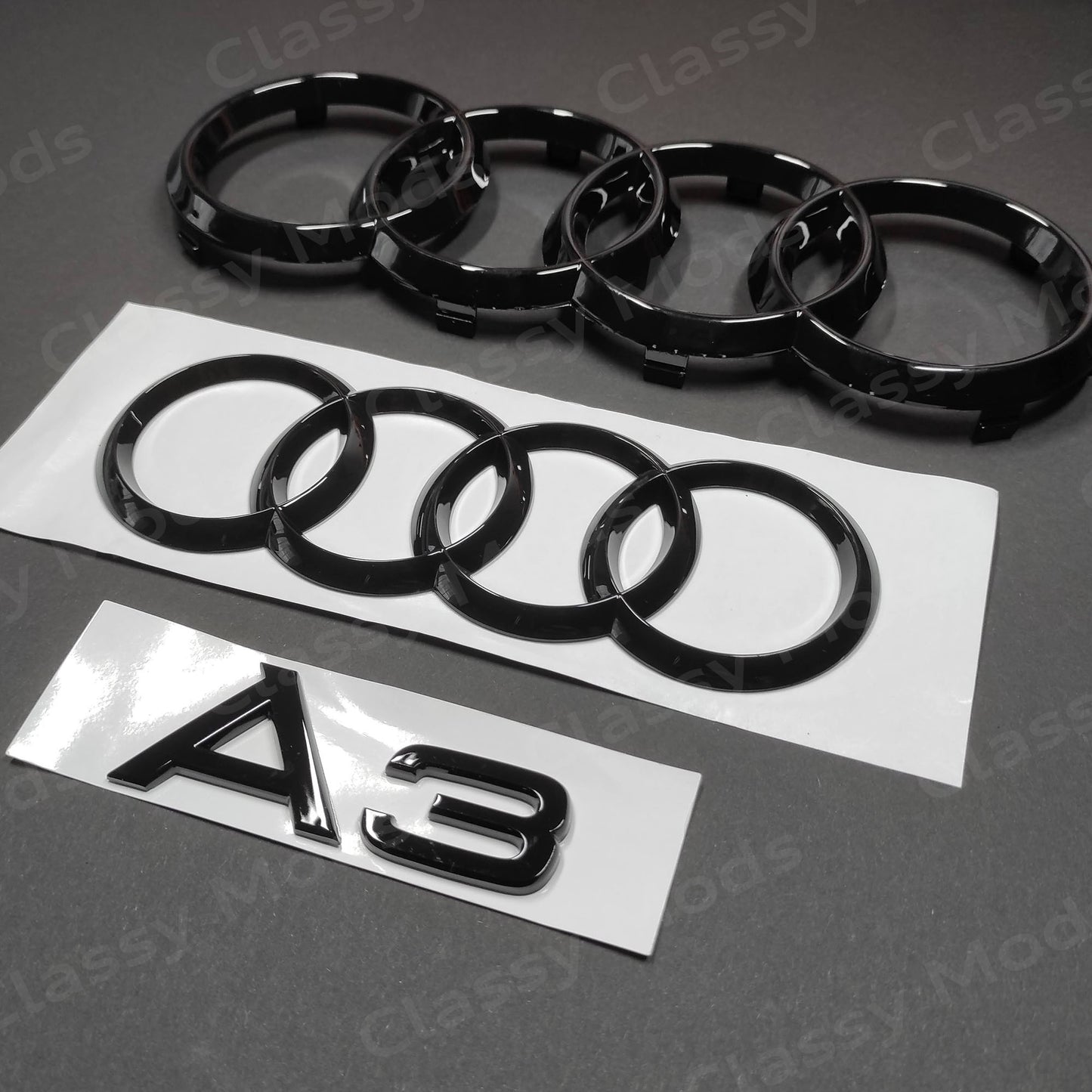 Audi A3 Gloss Black Set 2012-2020